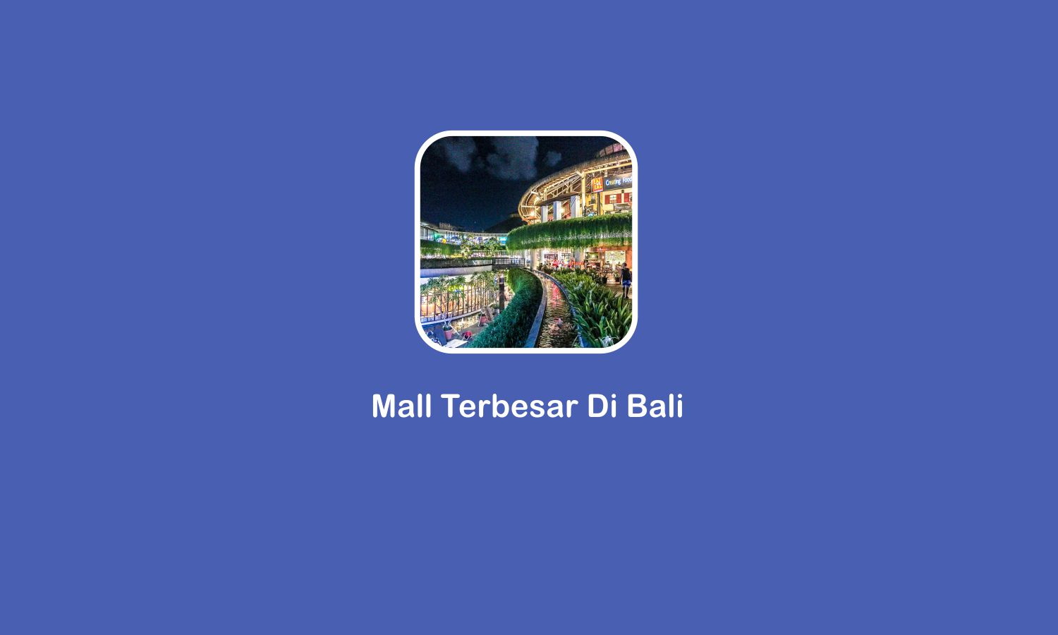 Mall Terbesar Di Bali