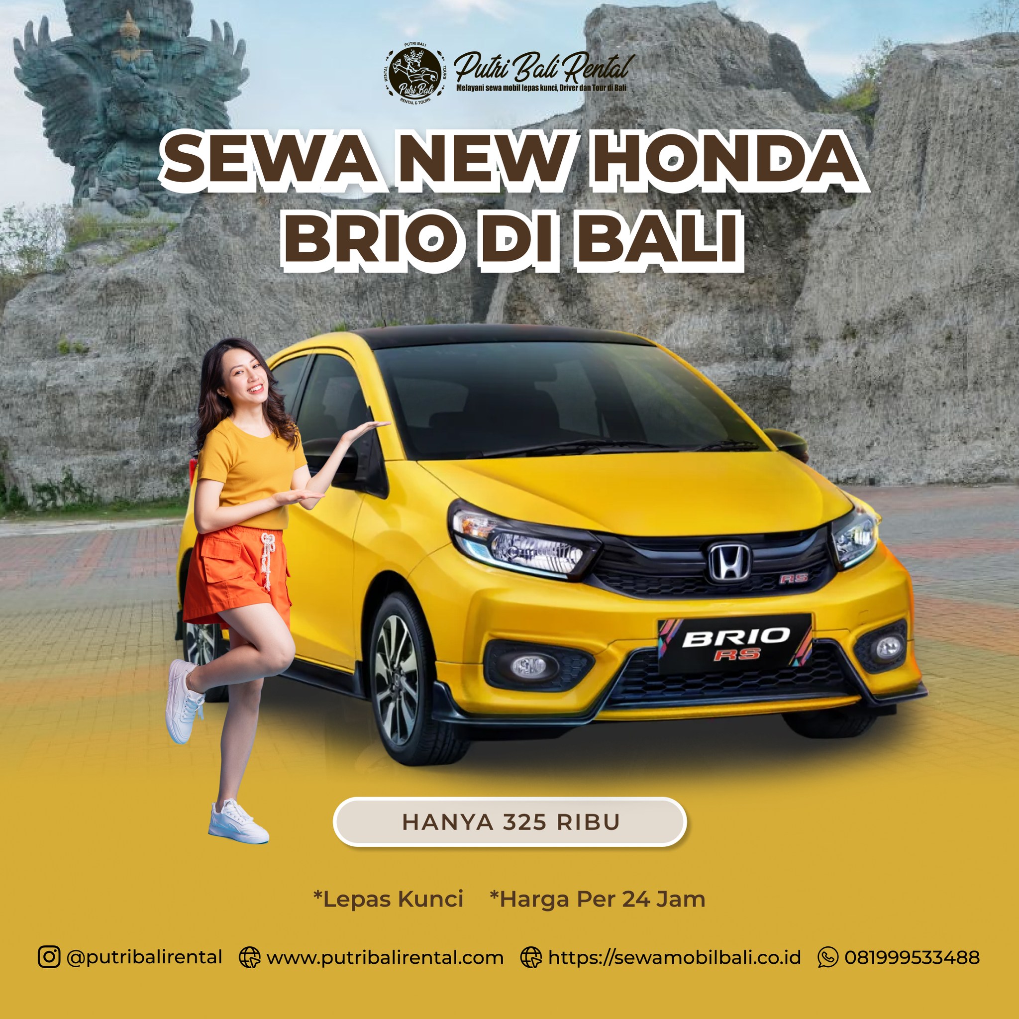 sewa mobil brio di bali