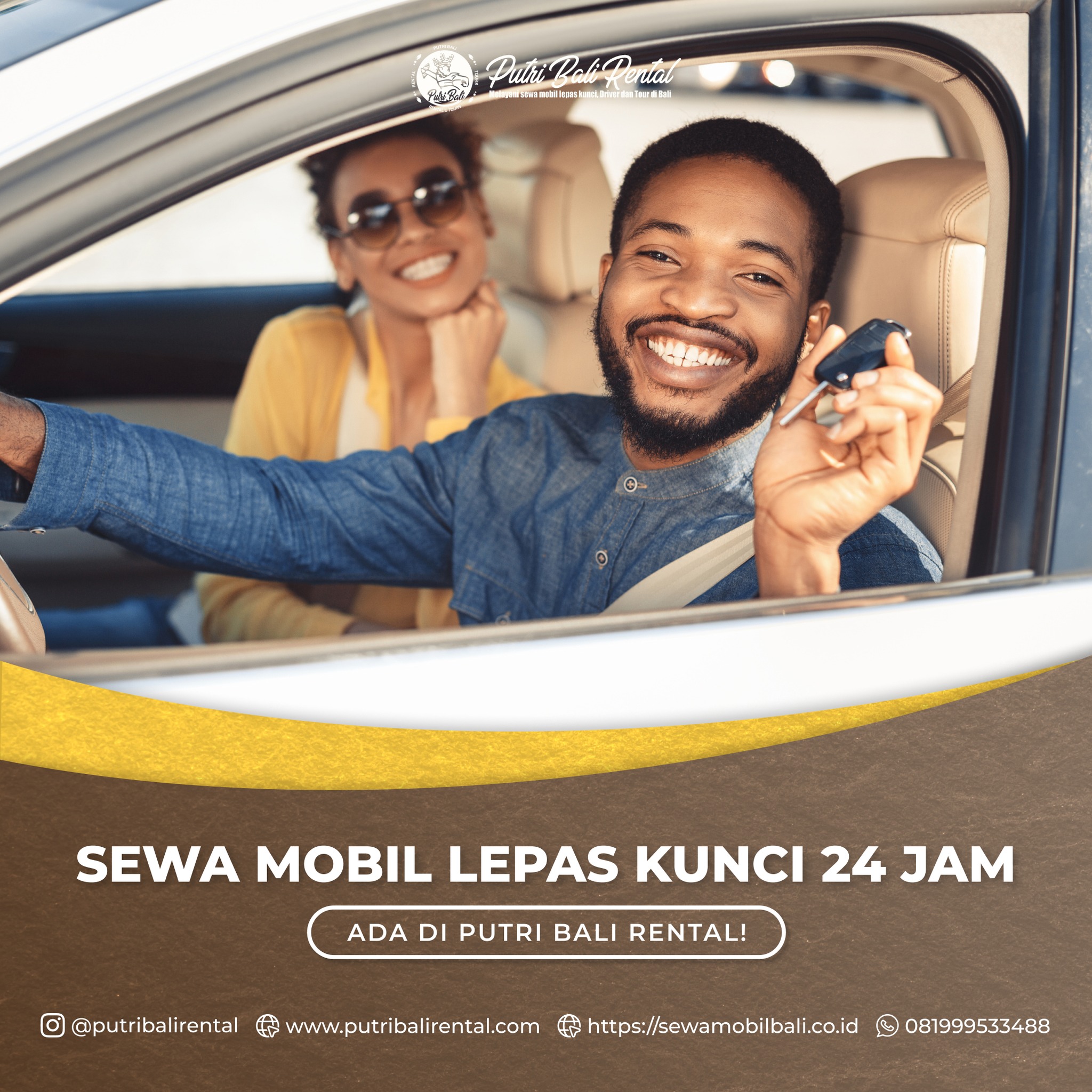 sewa mobil lepas kunci bersama keluarga